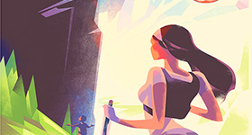 人物运动插画 MG动画